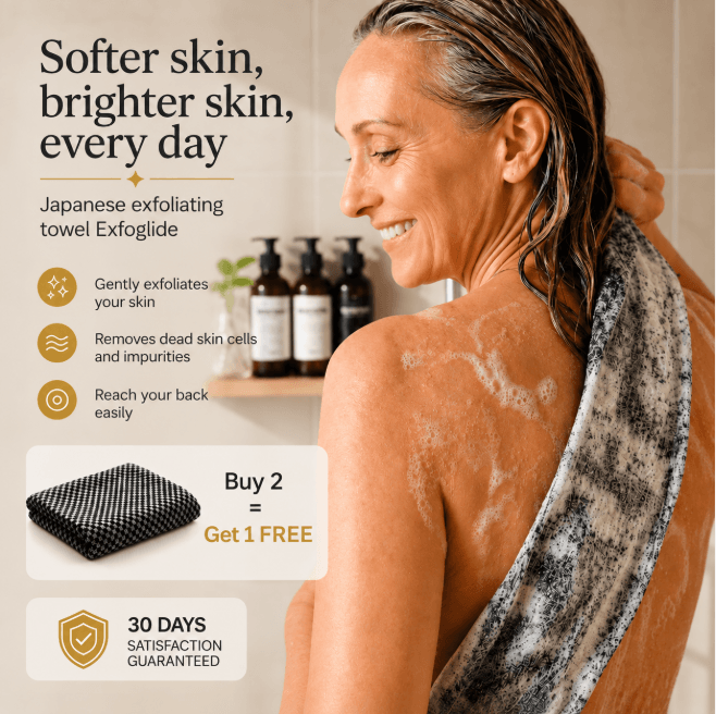 ExfoGlide – Exfoliating Shower Towel
