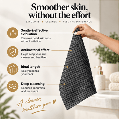 ExfoGlide – Exfoliating Shower Towel
