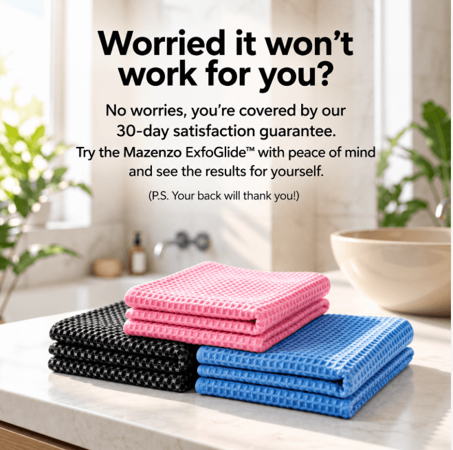 ExfoGlide – Exfoliating Shower Towel