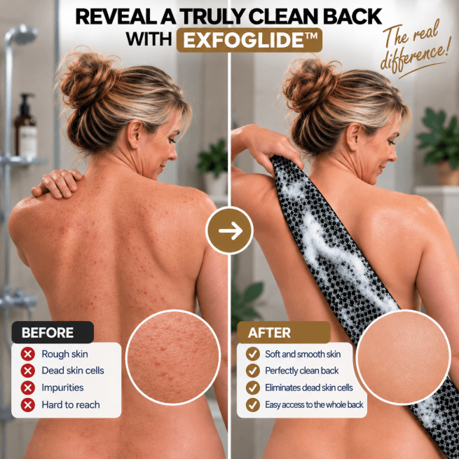 ExfoGlide – Peeling-Duschhandtuch