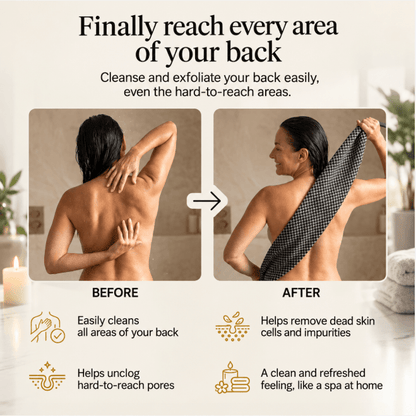 ExfoGlide – Exfoliating Shower Towel