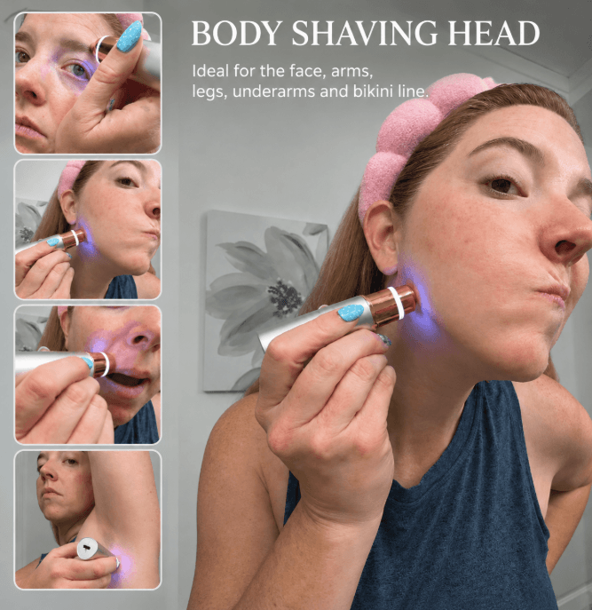 Mazenzo SilkGlide Pro™ | 2-in-1 Facial Hair Remover
