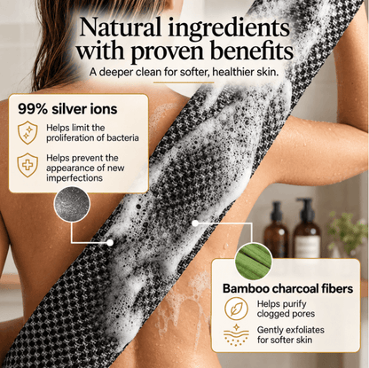 ExfoGlide – Exfoliating Shower Towel