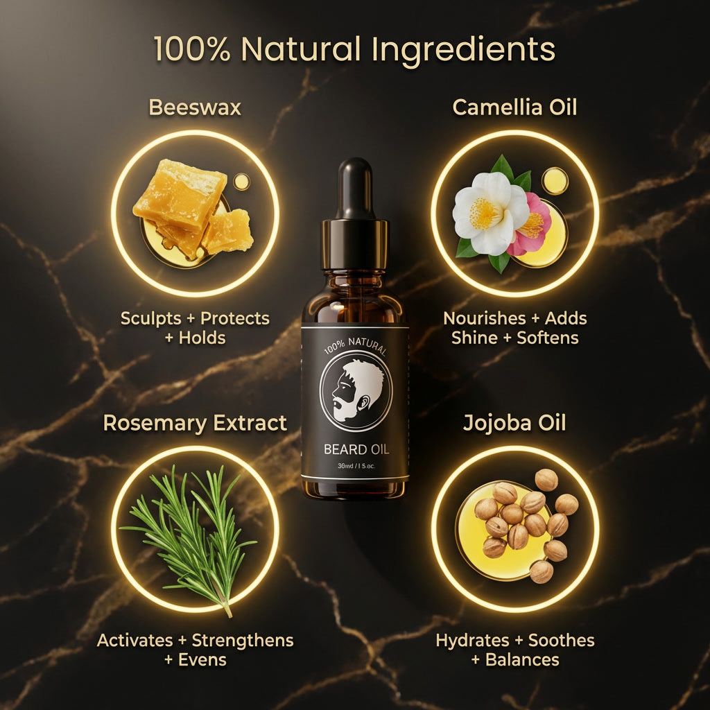 100% Natural Beard Oil